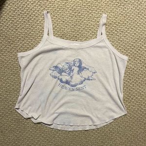 Heaven Sent (BP Oversized Crop Tank)